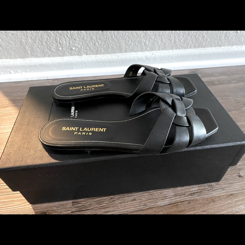 Yes Saint Laurent Tribute Sandals